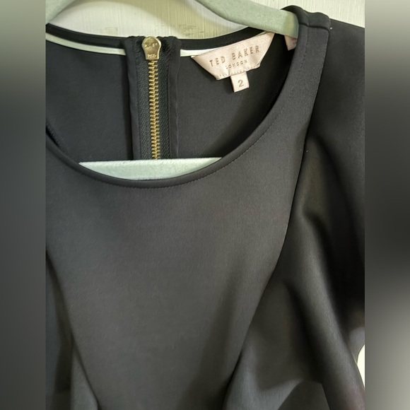 Ted Baker of London Shaelin Opulent Fauna Ruffle Dress 2 - Picture 3 of 8